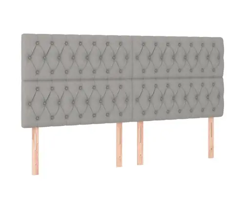 Led-Voodipeats, Helehall, 200X7X118/128 cm Kangas Led-Voodipeats, Helehall, 200X7X118/128 cm Kangas