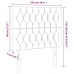 Led-Voodipeats, Must, 100X7X118/128 cm Samet