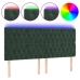 Led-Voodipeats, Tumeroheline, 200X7X118/128 cm Samet