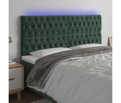 Led-Voodipeats, Tumeroheline, 200X7X118/128 cm Samet