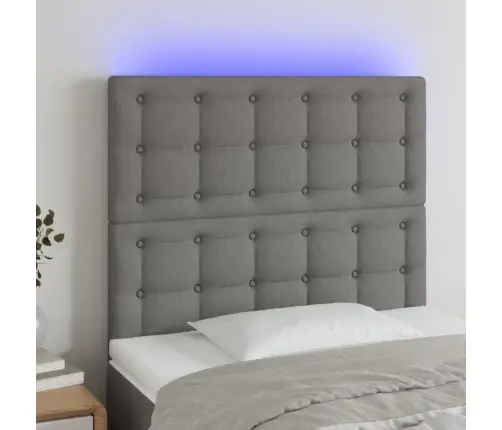 Led-Voodipeats, Tumehall, 80X5X118/128 cm Kangas