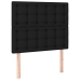 Led-Voodipeats, Must, 100X5X118/128 cm Kangas
