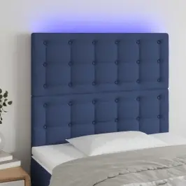 Led-Voodipeats, Sinine, 100X5X118/128 cm Kangas