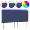Led-Voodipeats, Sinine, 180X5X118/128 cm Kangas Led-Voodipeats, Sinine, 180X5X118/128 cm Kangas