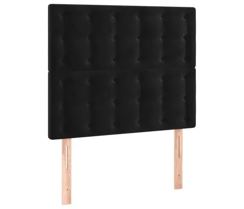 Gultas Galvgalis Ar Led, 90X5X118/128 Cm, Melns Samts Vidaxl Gultas Galvgalis Ar Led, 90X5X118/128 Cm, Melns Samts Vidaxl