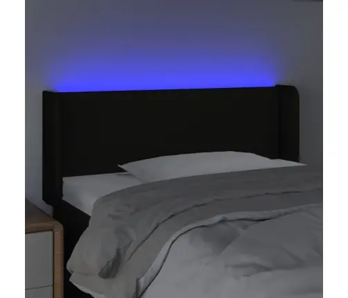 Led-Voodipeats, Must, 83X16X78/88 cm Kangas