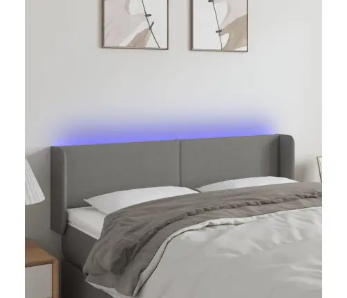 Led-Voodipeats, Tumehall, 147X16X78/88 cm Kangas