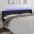 Gultas Galvgalis Ar Led, 163X16X78/88 Cm, Melns Audums Vidaxl