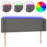 Led-Voodipeats, Hall, 147X16X78/88 cm Kunstnahk Led-Voodipeats, Hall, 147X16X78/88 cm Kunstnahk