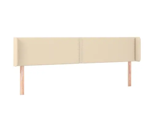 Led-Voodipeats, Kreemjas, 203X16X78/88 cm Kangas Led-Voodipeats, Kreemjas, 203X16X78/88 cm Kangas