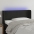 Gultas Galvgalis Ar Led, 93X16X78/88 Cm, Melns Samts Vidaxl