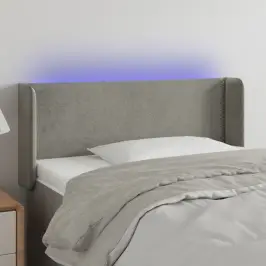 Led-Voodipeats, Helehall, 103X16X78/88 cm Samet