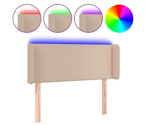 Galvūgalis Su Led, Kapučino Spalvos, 83X16X78/88Cm