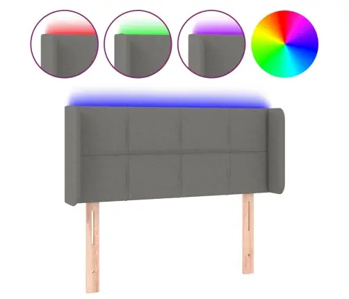 Led-Voodipeats, Tumehall, 83X16X78/88 cm Kangas