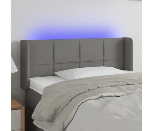 Led-Voodipeats, Tumehall, 103X16X78/88 cm Kangas