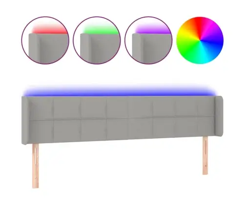 Led-Voodipeats, Helehall, 163X16X78/88 cm Kangas