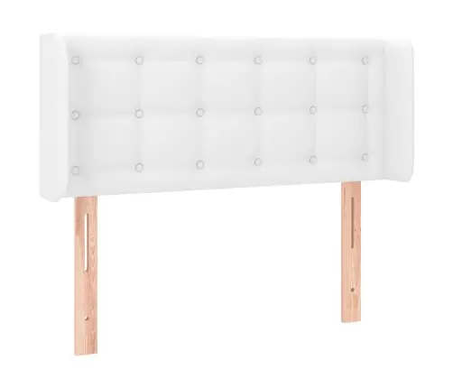 Led-Voodipeats, Valge, 103X16X78/88 cm Kunstnahk