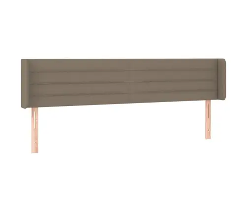 Led-Voodipeats, Pruunikashall, 203X16X78/88 cm Kangas