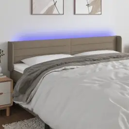 Led-Voodipeats, Pruunikashall, 203X16X78/88 cm Kangas