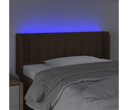 Galvūgalis Su Led, Tamsiai Rudos Spalvos, 93X16X78/88Cm