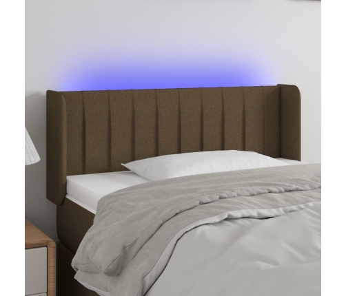 Galvūgalis Su Led, Tamsiai Rudos Spalvos, 93X16X78/88Cm