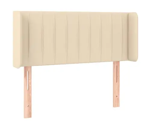 Led-Voodipeats, Kreemjas, 93X16X78/88 cm Kangas