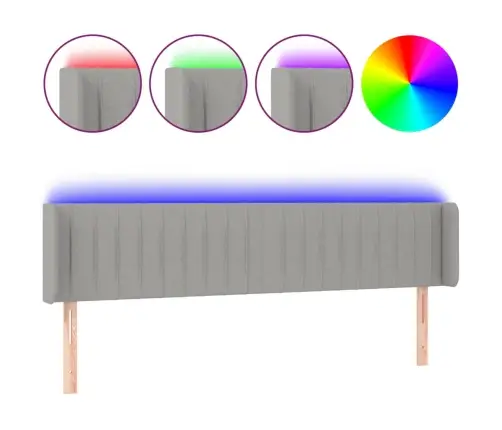 Led-Voodipeats, Helehall, 163X16X78/88 cm Kangas