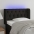 Gultas Galvgalis Ar Led, 83X16X78/88 Cm, Melns Audums Vidaxl