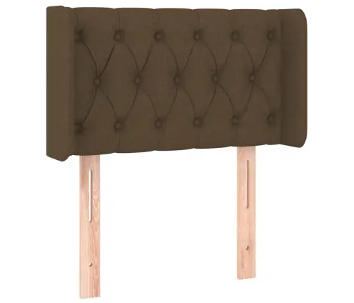 Led-Voodipeats, Tumepruun, 83X16X78/88 cm Kangas