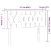 Gultas Galvgalis Ar Led, 103X16X78/88 Cm, Melns Samts Vidaxl