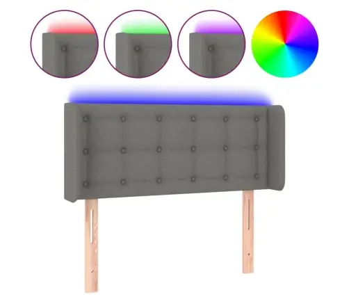 Led-Voodipeats, Tumehall, 93X16X78/88 cm Kangas