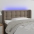 Galvūgalis Su Led, Taupe Spalvos, 103X16X78/88cm Audinys