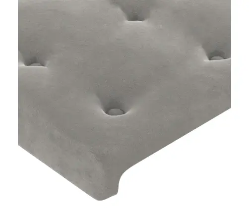 Led-Voodipeats, Helehall, 103X16X78/88 cm Samet