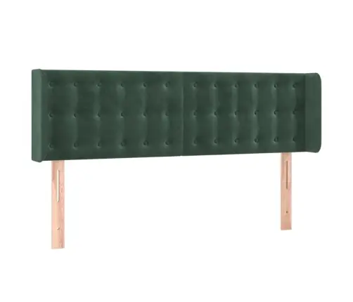 Led-Voodipeats, Tumeroheline, 147X16X78/88 cm Samet