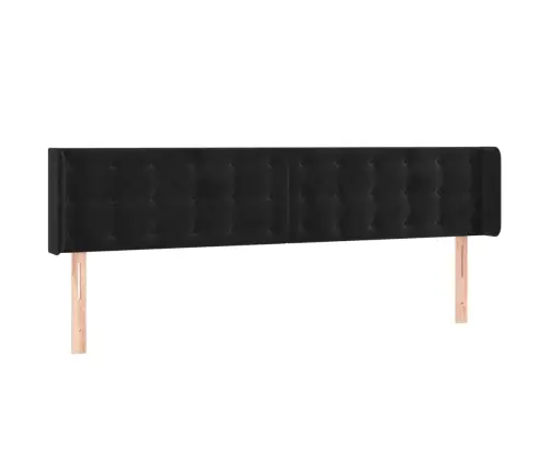 Gultas Galvgalis Ar Led, 203X16X78/88 Cm, Melns Samts Vidaxl Gultas Galvgalis Ar Led, 203X16X78/88 Cm, Melns Samts Vidaxl