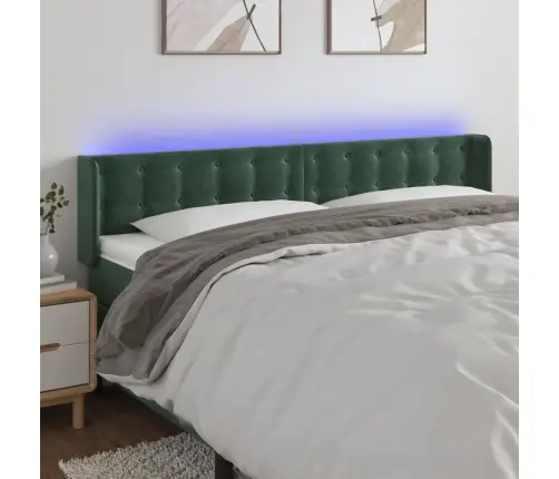 Led-Voodipeats, Tumeroheline, 203X16X78/88 cm Samet