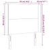 Gultas Galvgalis Ar Led, 93X16X118/128 Cm, Rozā Samts Vidaxl
