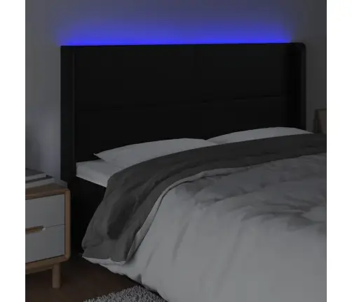 Galvūgalis Su Led, Juodos Spalvos, 163X16X118/128 Cm