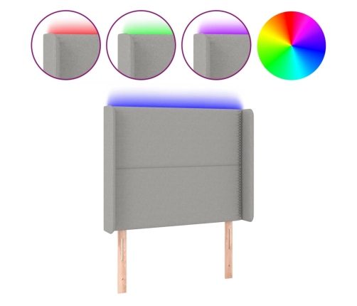Led-Voodipeats, Helehall, 103X16X118/128 cm Kangas