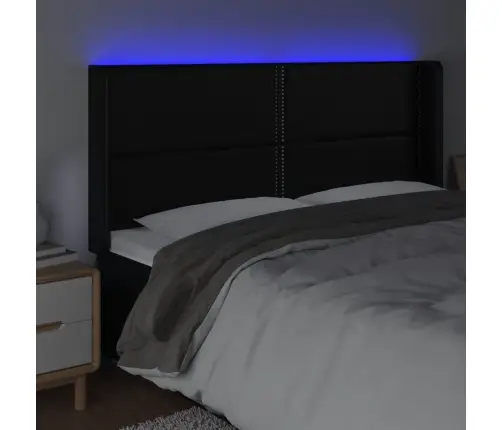 Galvūgalis Su Led, Juodos Spalvos, 163X16X118/128 Cm