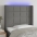 Galvūgalis Su Led, Tamsiai Pilkas, 103X16X118/128cm Audinys
