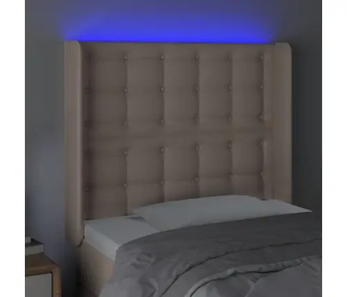 Galvūgalis Su Led, Kapučino Spalvos, 93X16X118/128Cm