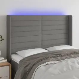 Led-Voodipeats, Tumehall, 147X16X118/128 cm Kangas