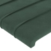 Led-Voodipeats, Tumeroheline, 163X16X118/128 cm Samet