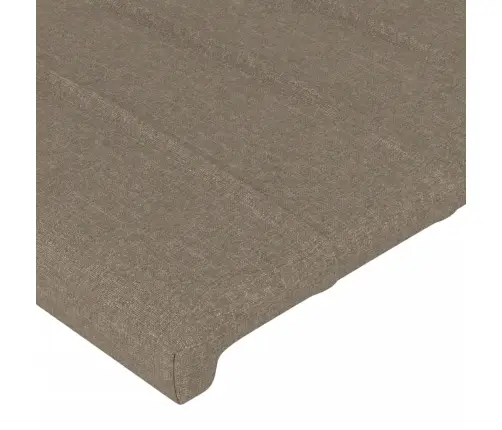 Galvūgalis Su Led, Taupe Spalvos, 103X16X118/128cm Audinys