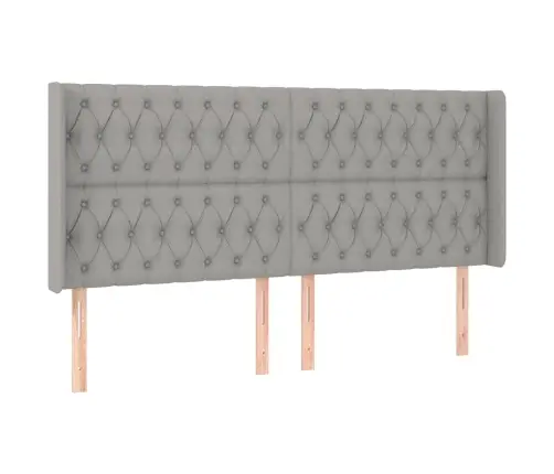 Led-Voodipeats, Helehall, 183X16X118/128 cm Kangas