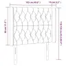 Gultas Galvgalis Ar Led, 103X16X118/128 Cm, Tumši Zaļš Samts Vidaxl