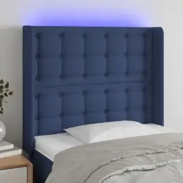 Led-Voodipeats, Sinine, 103X16X118/128 cm Kangas