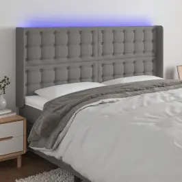 Led-Voodipeats, Tumehall, 203X16X118/128 cm Kangas