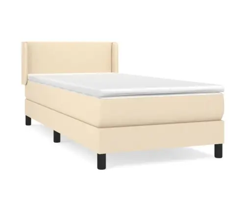 Kontinentaalvoodi Madratsiga, Kreemjas, 140X190 cm Kangas